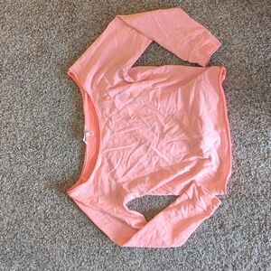 Off the shoulder sweatshirt